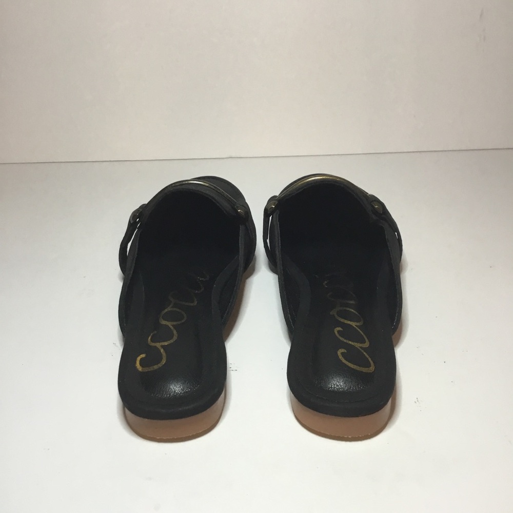 CCOCCI Women’s Black Slip-On Loafers Size 5.5 NIB - Picture 3 of 6